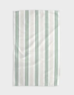 GEOMETRY Earn Your Stripes - Evergreen Tea Towel