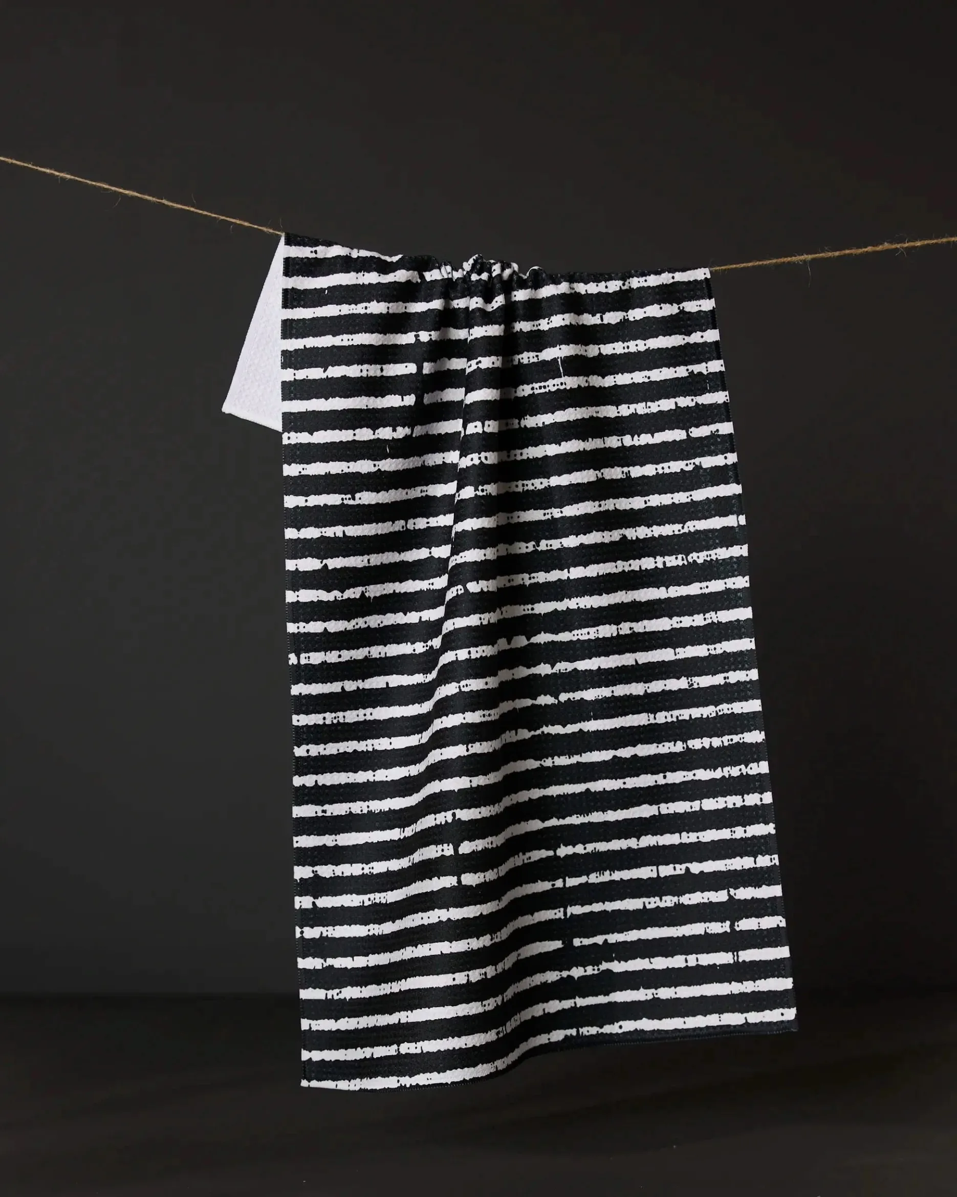 GEOMETRY Eerie Stripe Tea Towel