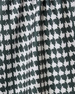 GEOMETRY Electric Houndstooth Black Tea Towel