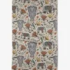 GEOMETRY Elephant Jungle Tea Towel