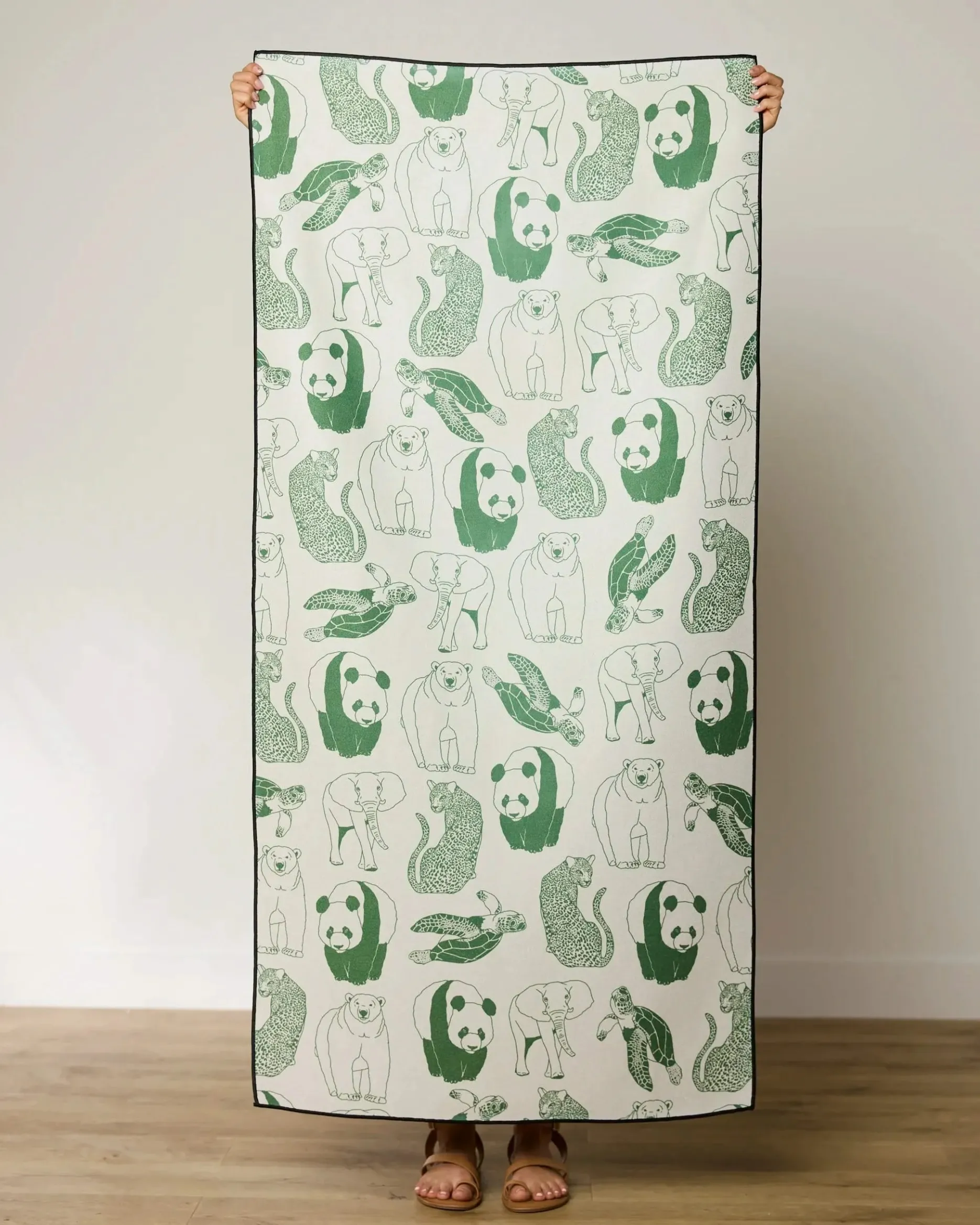 GEOMETRY Endangered Beach Towel