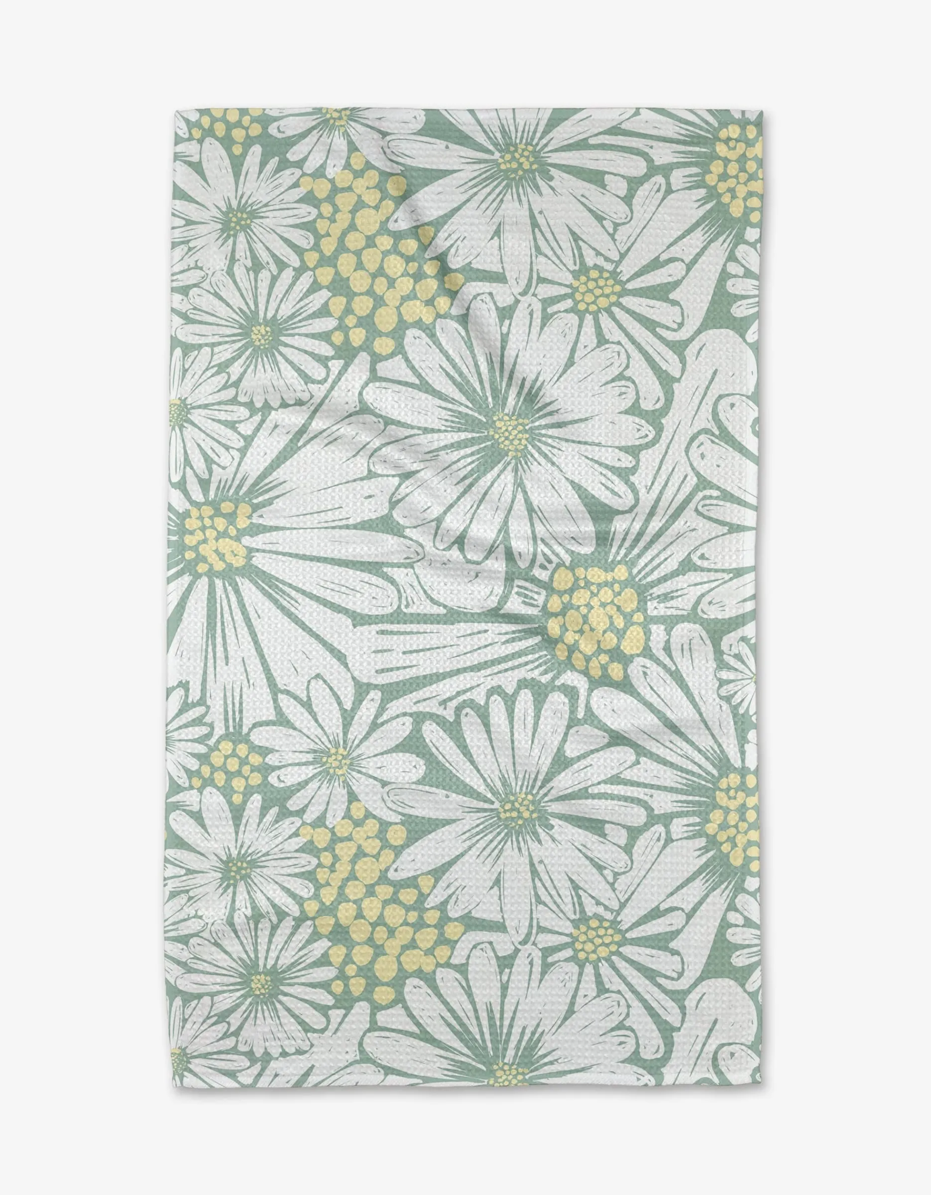 GEOMETRY English Daisies Tea Towel