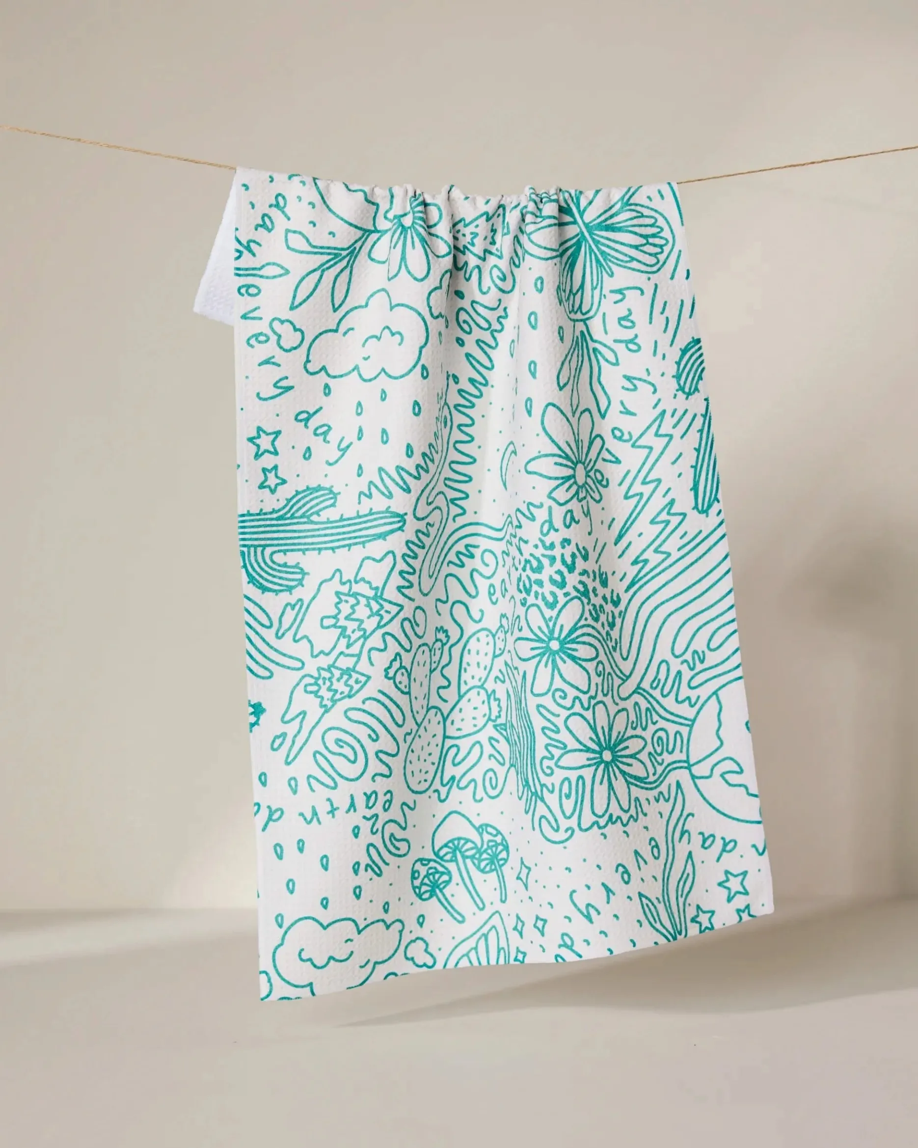 GEOMETRY Every Day Tea Towel