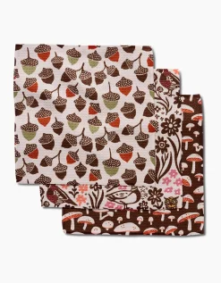 GEOMETRY Fall Abundance Dishcloth Set