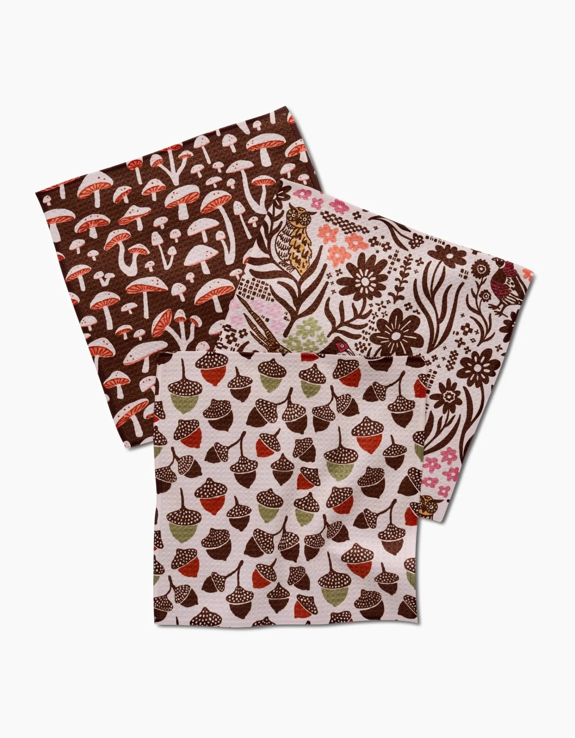 GEOMETRY Fall Abundance Dishcloth Set