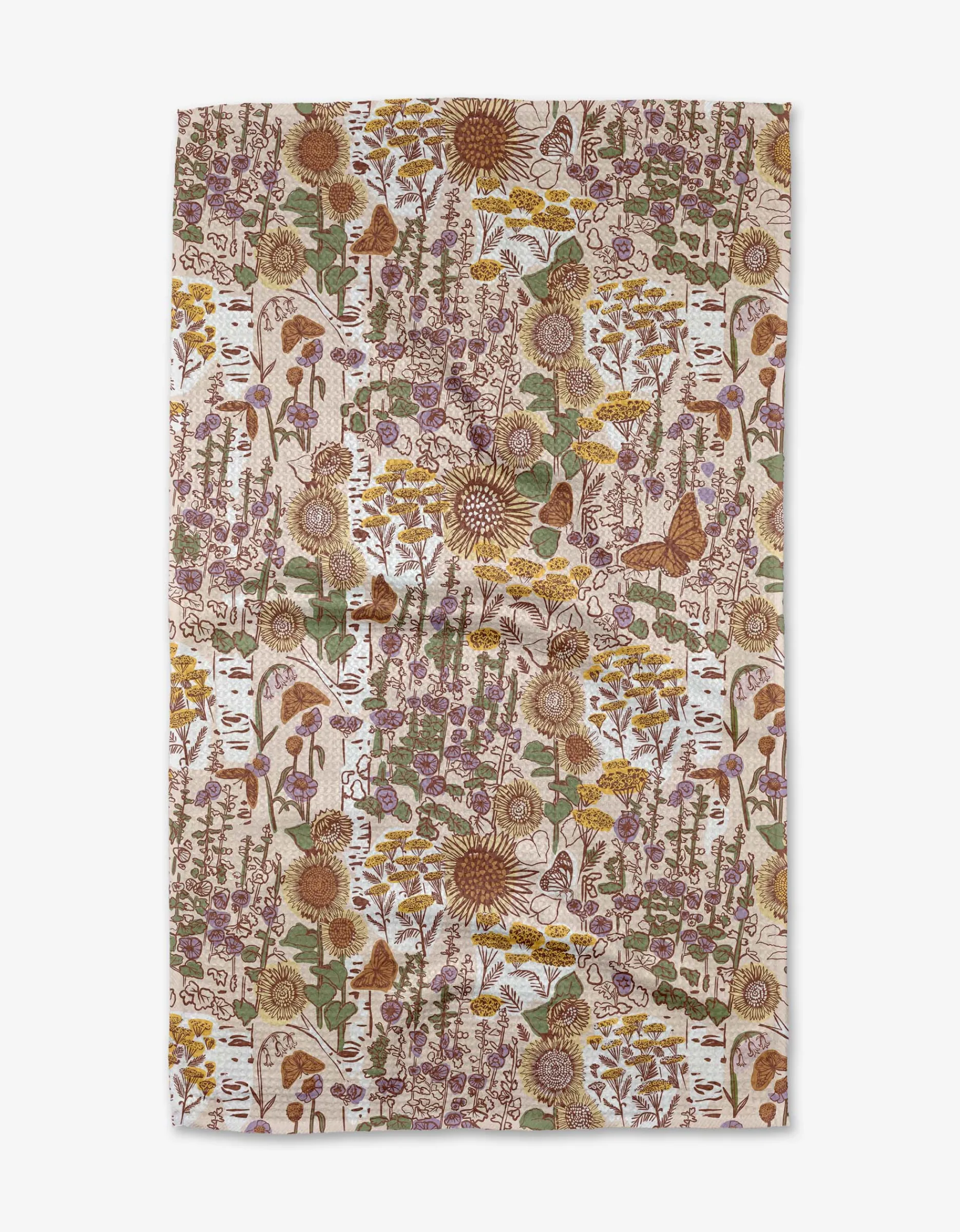 GEOMETRY Fall Forest Tea Towel