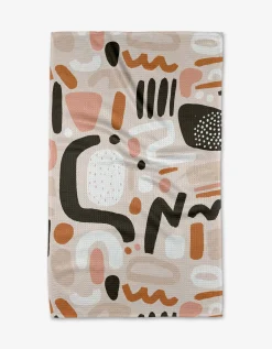 GEOMETRY Fall Tea Towel