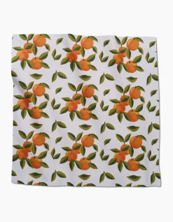 GEOMETRY Fallbrook Oranges Dinner Napkin Set
