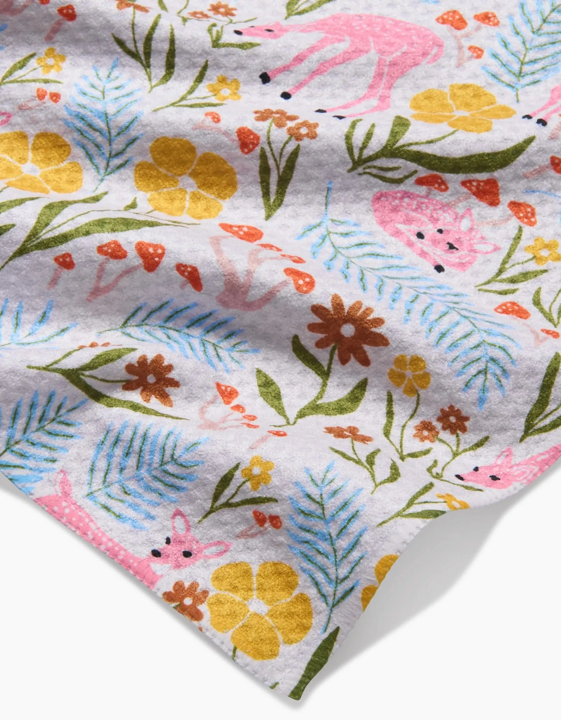 GEOMETRY Fern and Fawn Bar Towel