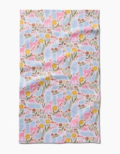 GEOMETRY Fern and Fawn Tea Towel