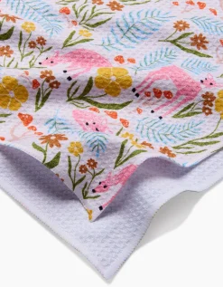 GEOMETRY Fern and Fawn Tea Towel