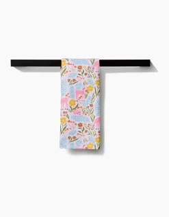 GEOMETRY Fern and Fawn Tea Towel