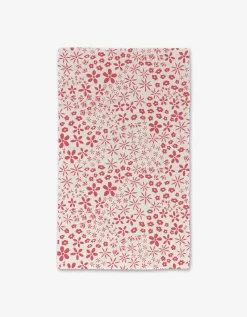 GEOMETRY Field of Flowers Luxe Hand Towel