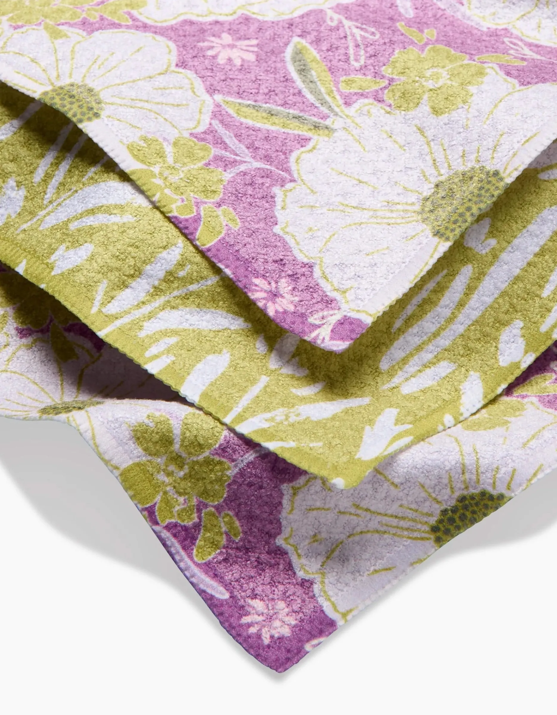 GEOMETRY Field of Spring Flowers Dishcloth Set
