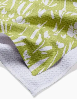 GEOMETRY Field of Wildflowers Tea Towel