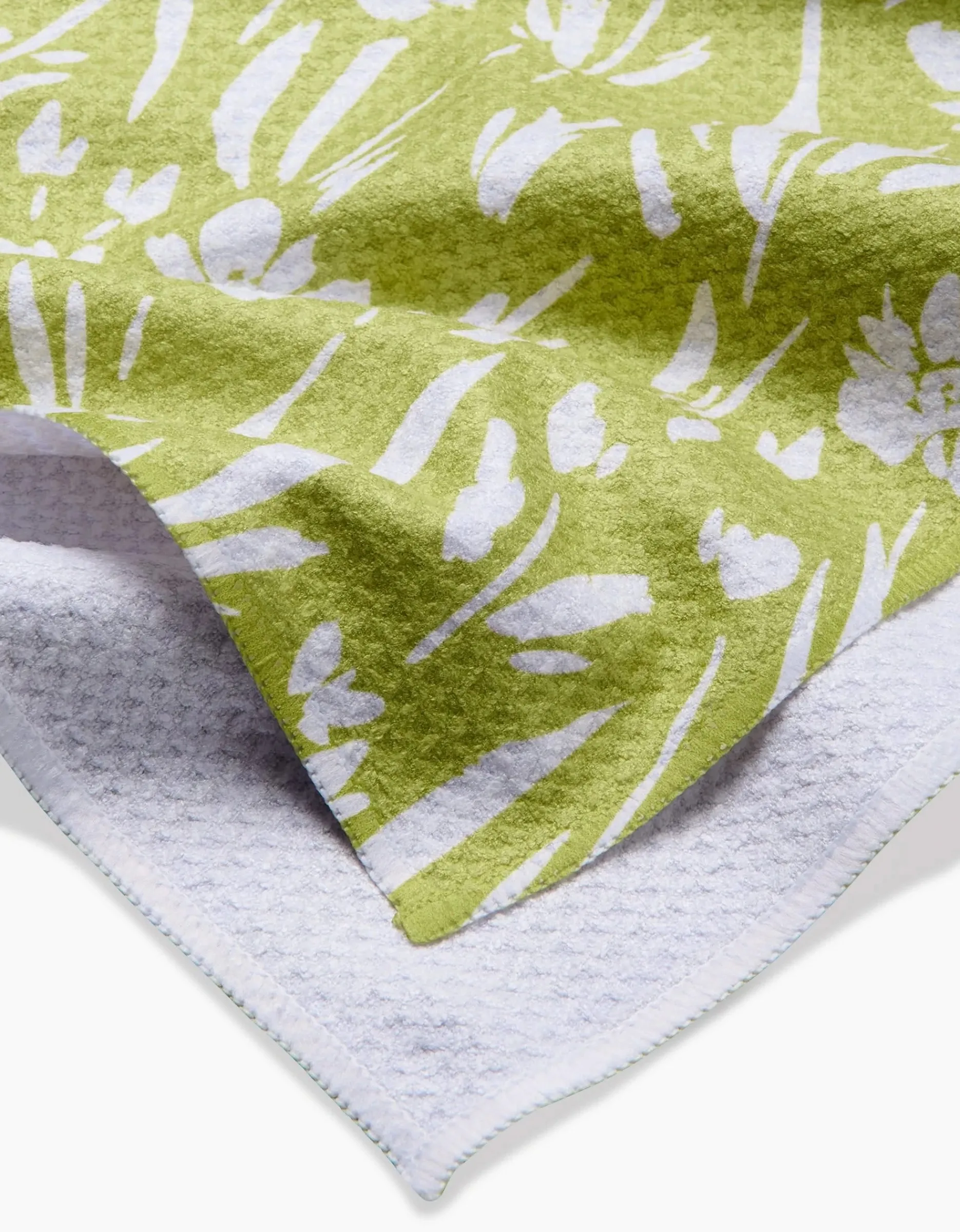 GEOMETRY Field of Wildflowers Tea Towel