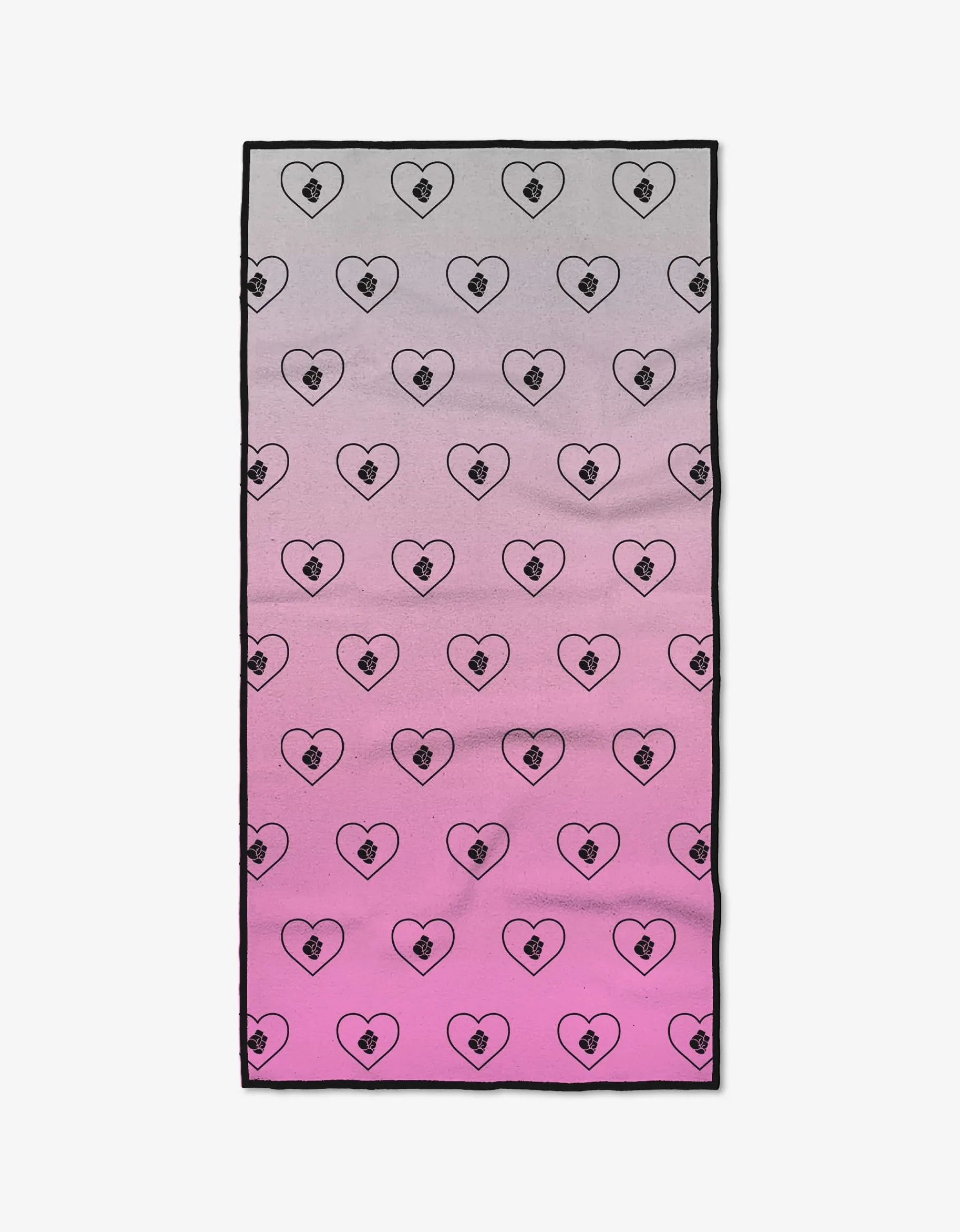 GEOMETRY Fight with Heart Fitness Towel