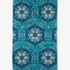 GEOMETRY Fish Mandala Tea Towel