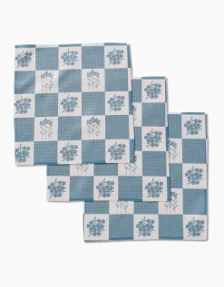 GEOMETRY Floral Patchwork Dishcloth Set