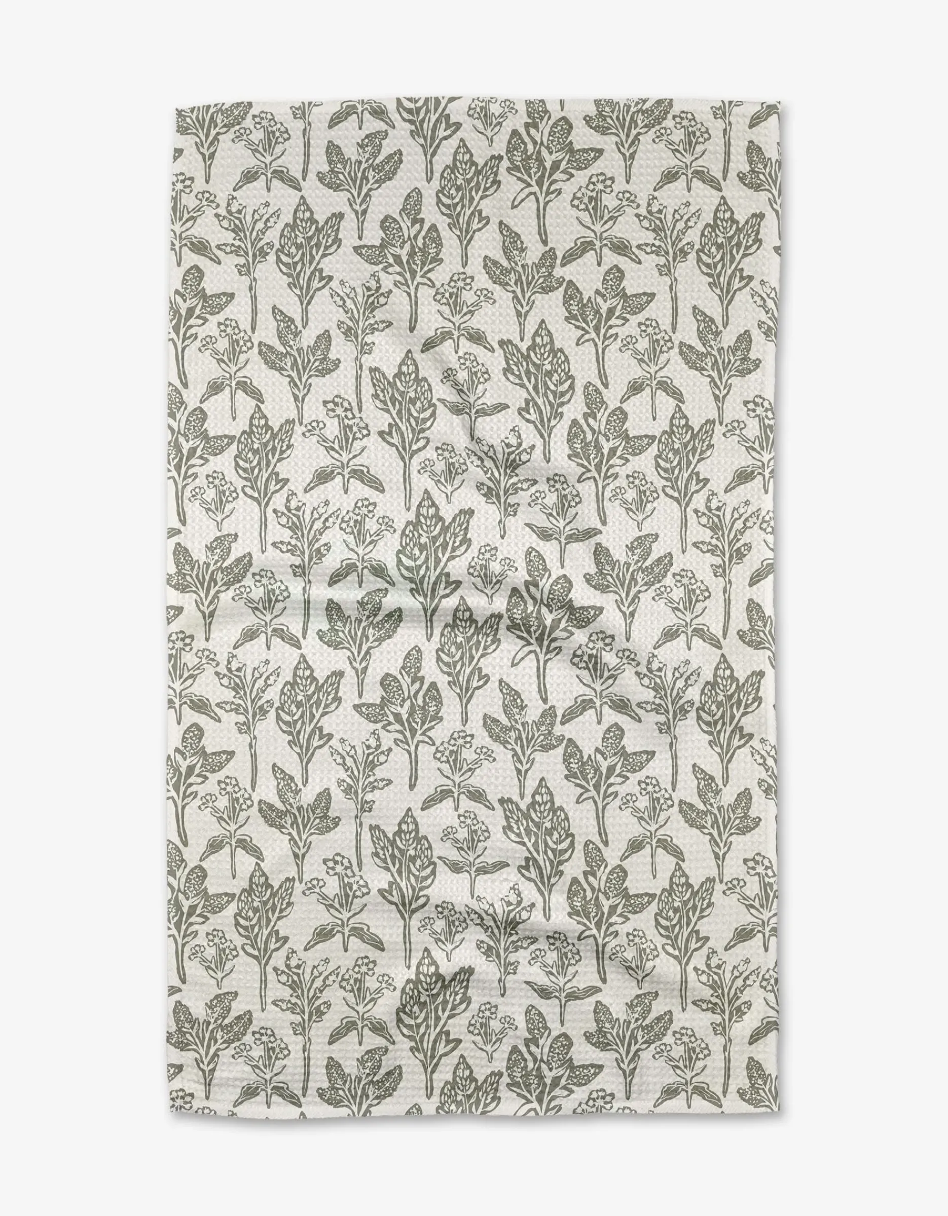GEOMETRY Floral Stamp Tea Towel