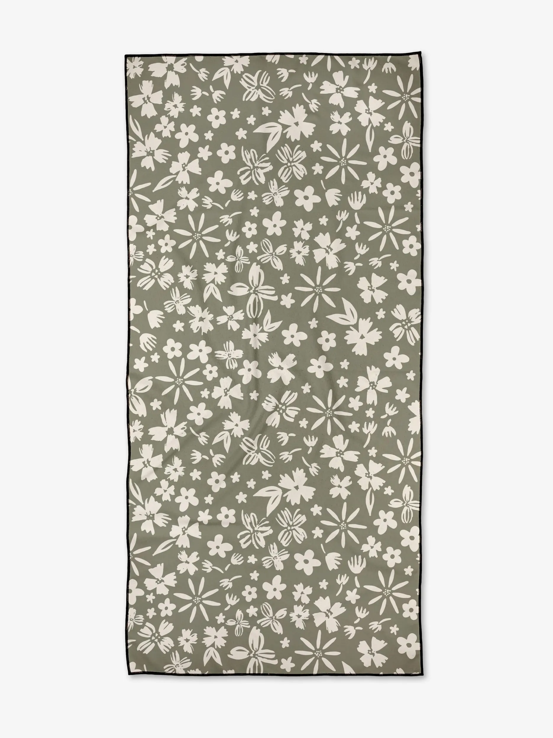 GEOMETRY Flourish Gardens Beach Towel