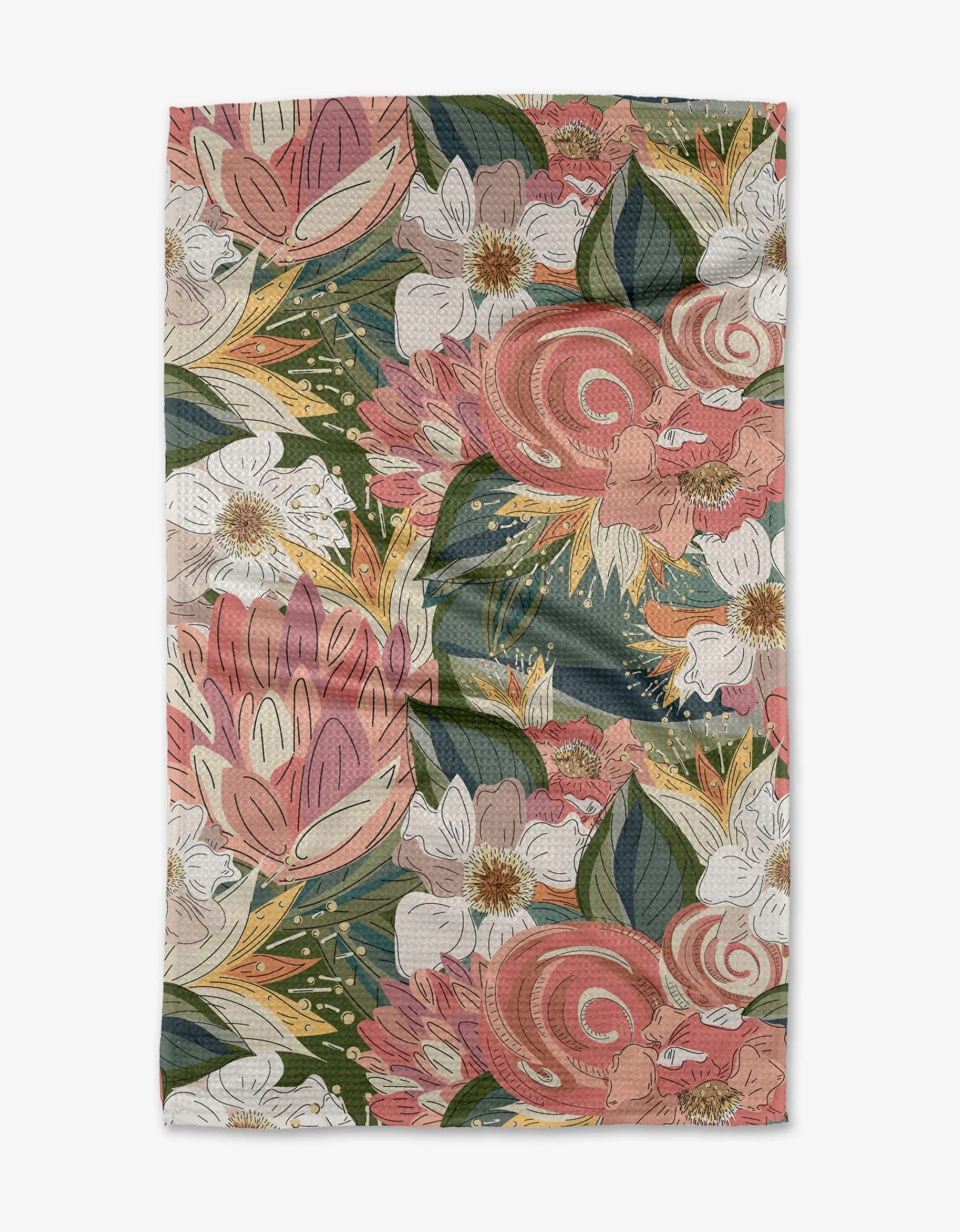 GEOMETRY Flower Explosion Tea Towel