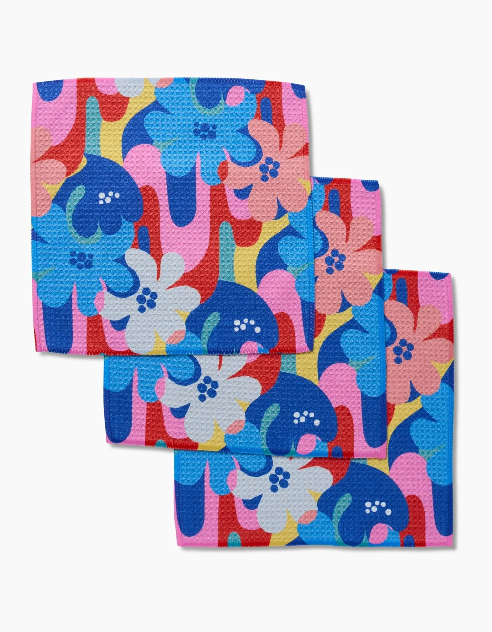 GEOMETRY Flower Powers Dishcloth Set
