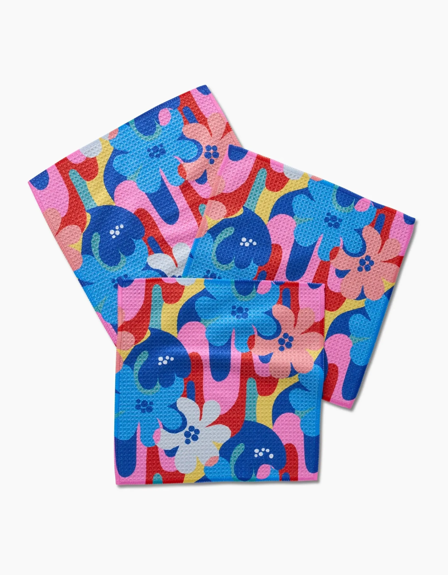 GEOMETRY Flower Powers Dishcloth Set