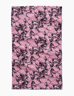GEOMETRY Flutter by Butterfly Tea Towel