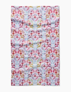 GEOMETRY Folk Tapestry Tea Towel