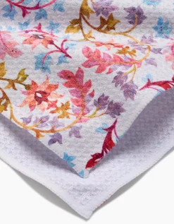 GEOMETRY Folk Tapestry Tea Towel