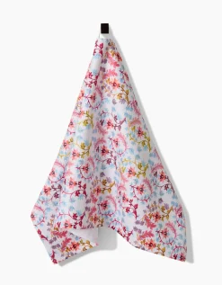 GEOMETRY Folk Tapestry Tea Towel