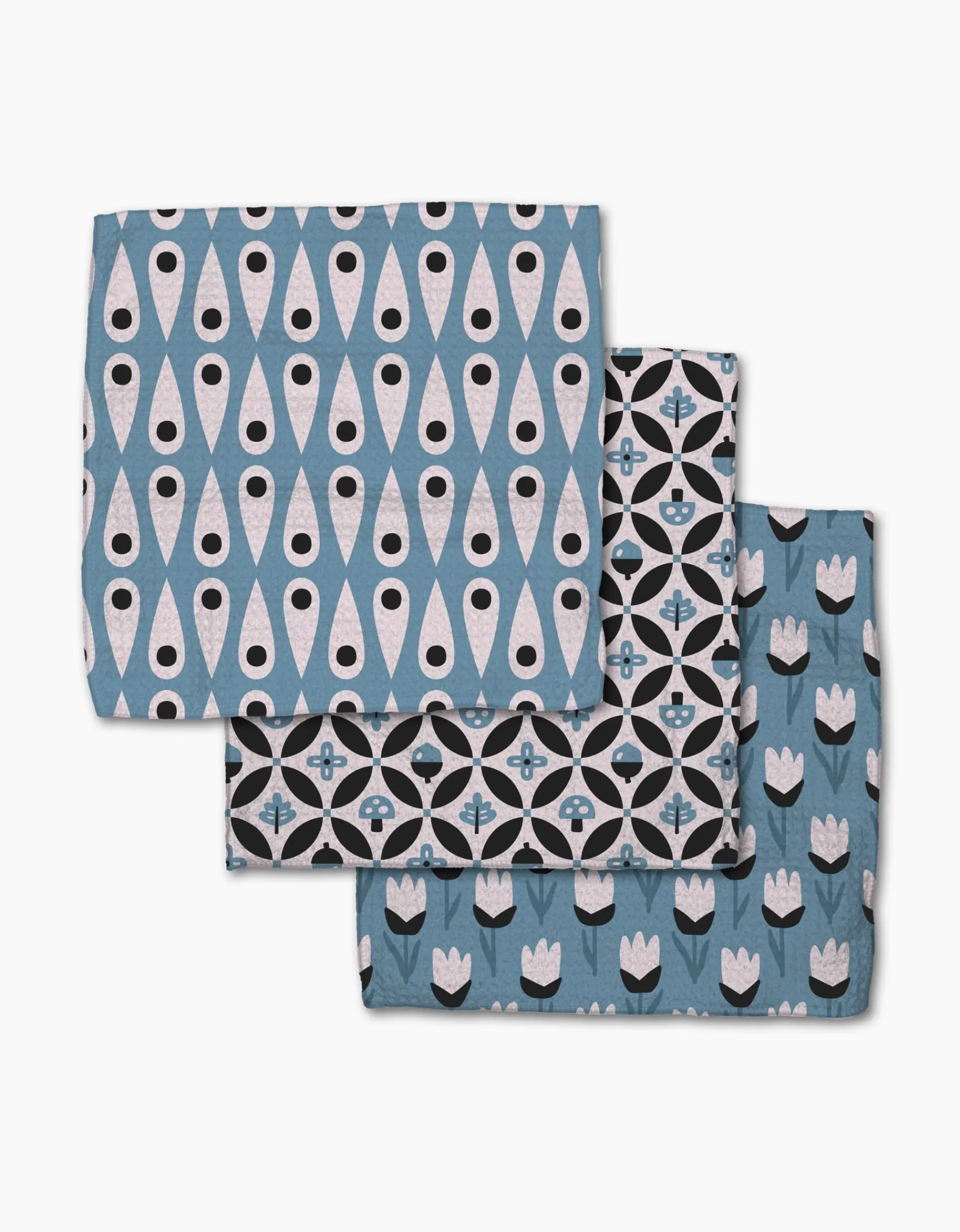 GEOMETRY Forest Findings Dishcloth Set