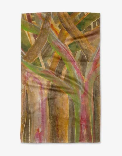 GEOMETRY Forest of Trees Tea Towel