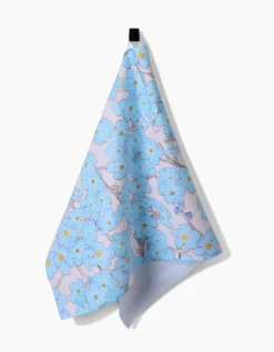 GEOMETRY Forget Me Not Floral Tea Towel
