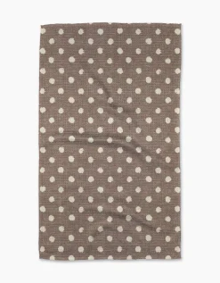 GEOMETRY Freckle Off White Tea Towel