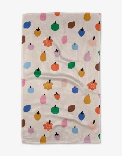 GEOMETRY Fruit Basket Tea Towel