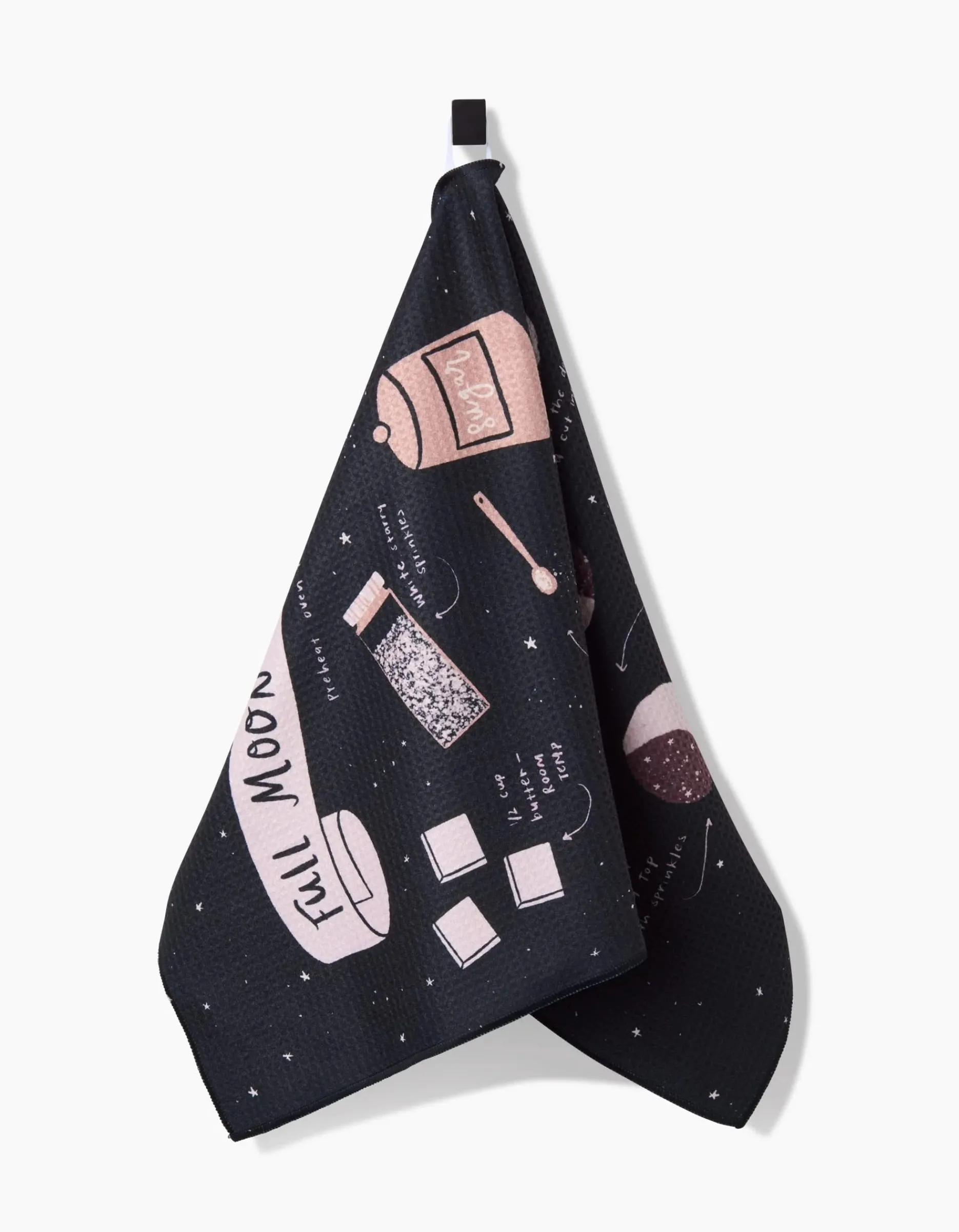 GEOMETRY Full Moon Cookies Tea Towel