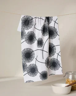 GEOMETRY Fully Bloomed Tea Towel