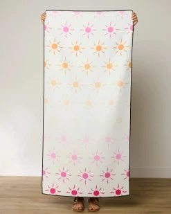 GEOMETRY Fun in the Sun Beach Towel