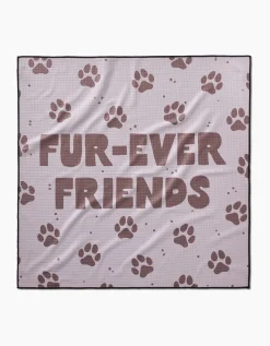 GEOMETRY Fur Ever Friends Dog Towel
