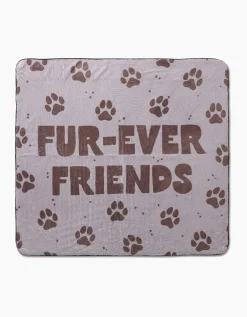 GEOMETRY Fur Ever Friends Plush Towel