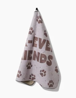 GEOMETRY Fur Ever Friends Plush Towel