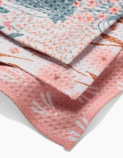 GEOMETRY Garden Bloom Dishcloth Set