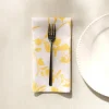 GEOMETRY Garden of Gold Dinner Napkin Set