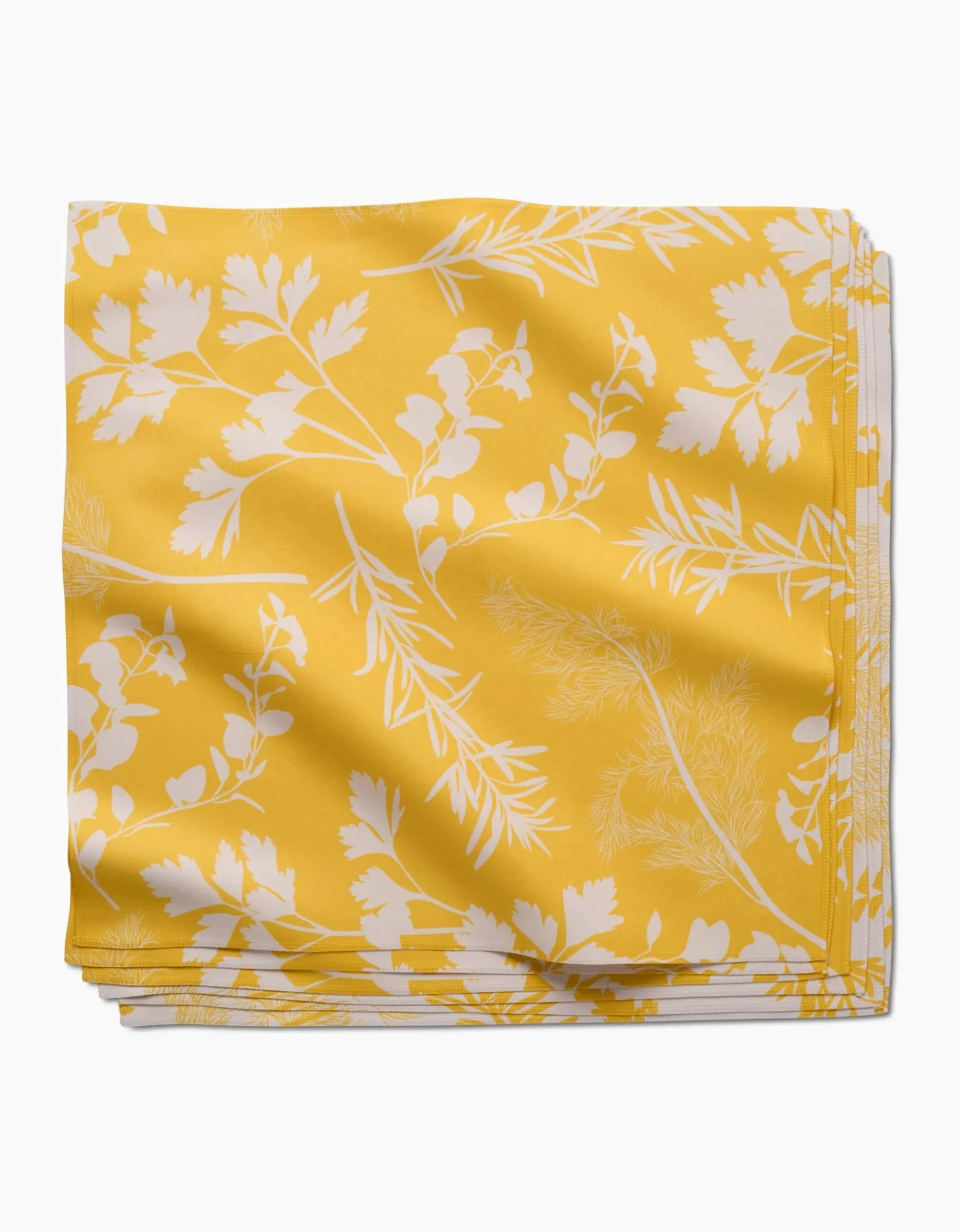 GEOMETRY Garden of Gold Dinner Napkin Set