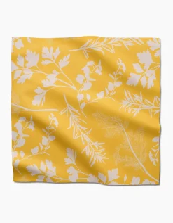 GEOMETRY Garden of Gold Dinner Napkin Set
