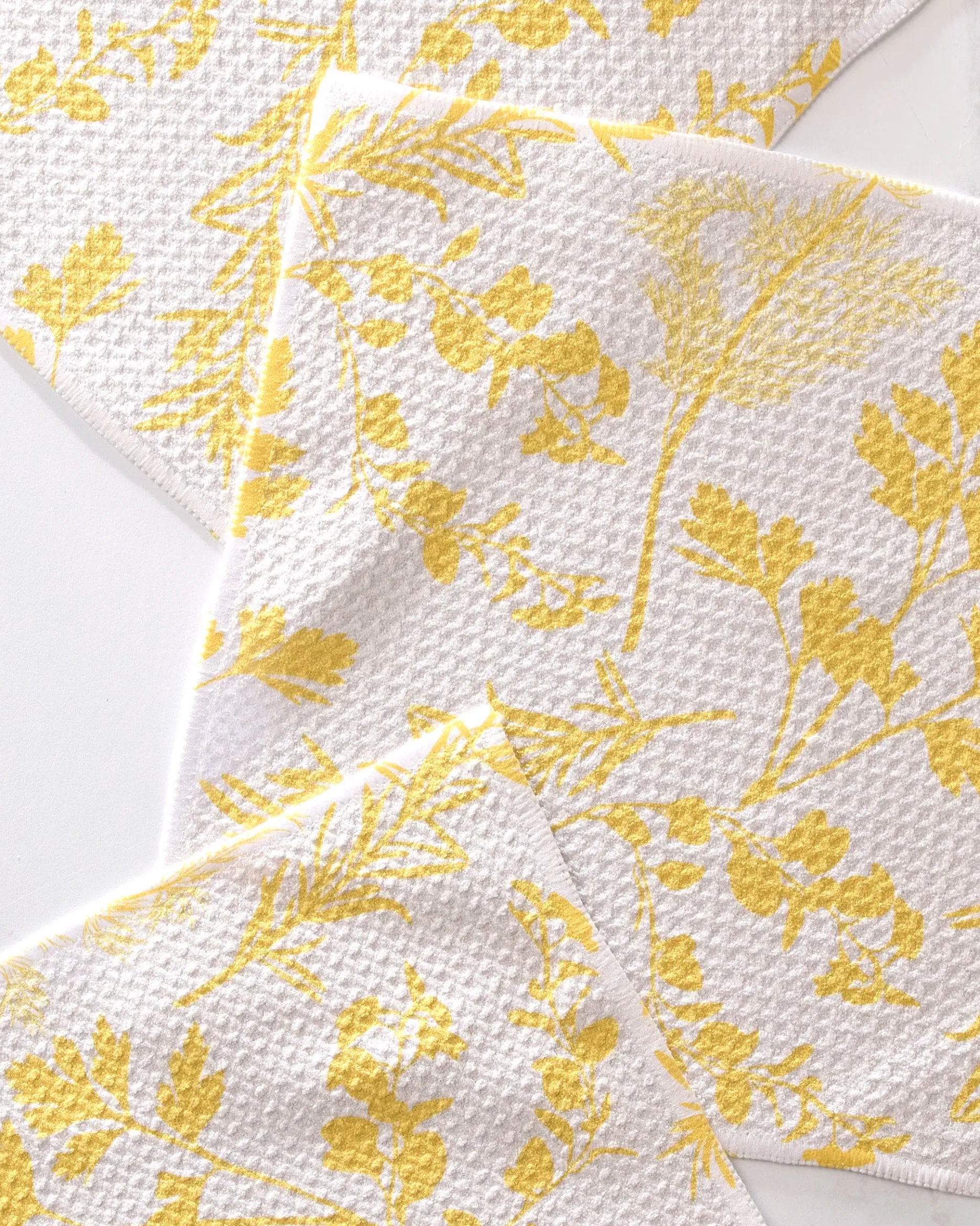 GEOMETRY Garden of Gold Dishcloth Set