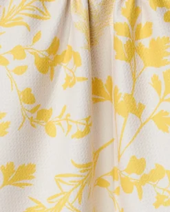 GEOMETRY Garden of Gold Tea Towel