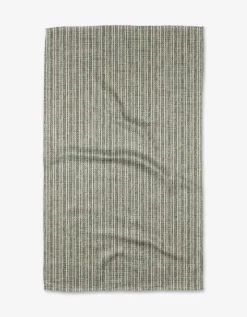 GEOMETRY Garff Sage Tea Towel